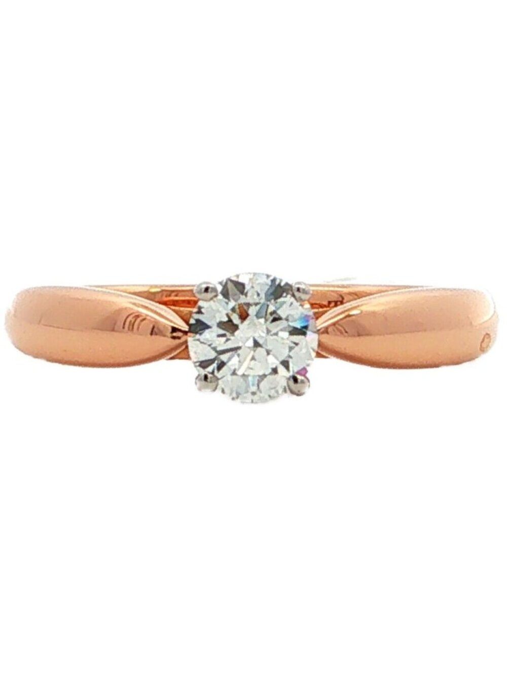 Tiffany & Co Harmony Diamond Ring 46 Pink Gold